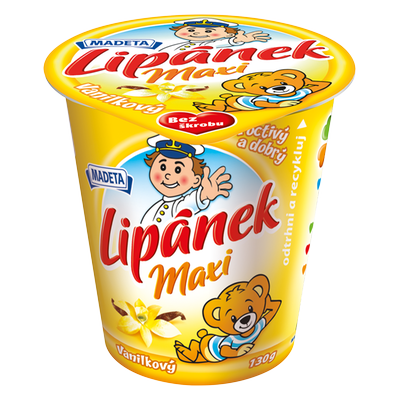 Obrázok MADETA LIPÁNEK MAXI VANILKA 130G