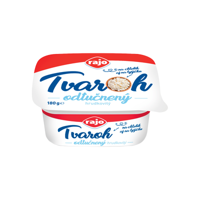 Obrázok RAJO TVAROH ODTUČNENÝ HRUDKOVITÝ 180G