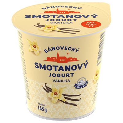 Obrázok MILSY BÁNOVECKÝ SMOT.JOG. VANILKA 145G