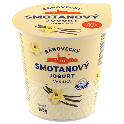 Obrázok MILSY BÁNOVECKÝ SMOT.JOG. VANILKA 145G