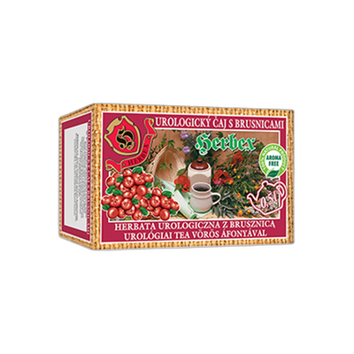 Obrázok HERBEX UROLOGICKÝ ČAJ S BRUSNICAMI 60G
