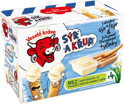 Obrázok VESELÁ KRAVA SYR A KRUP FAMILY 140G