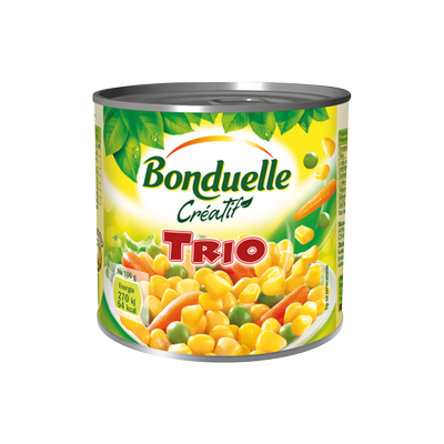 Obrázok BONDUELLE TRIO KUK,MRK,HRÁ 425ML-400G