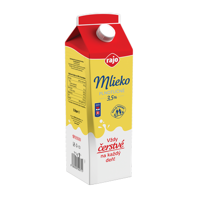 Obrázok RAJO MLIEKO 3,5% ČERSTVE 1L