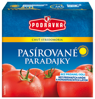 Obrázok PODRAVKA PASÍROVANÉ PARADAJKY 500G