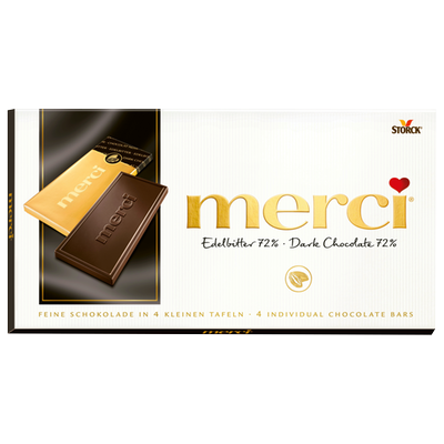 Obrázok MERCI TABLETS EXTRA DARK 100G