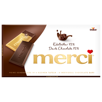 Obrázok MERCI TABLETS EXTRA DARK 100G