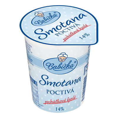 Obrázok BABIČKA SMOTANA KYSLÁ 14% 200G