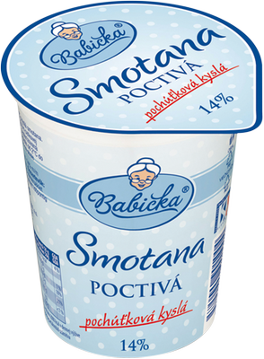 Obrázok BABIČKA POCHÚŤ.KYSLÁ SMOTANA 14% 200G