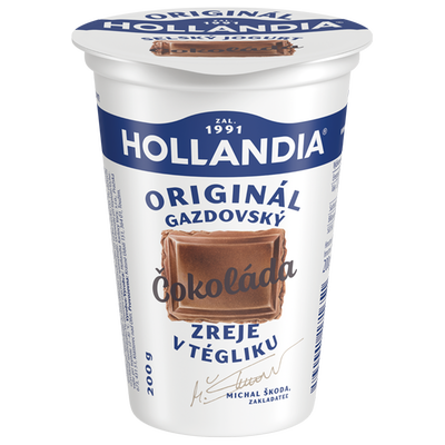 Obrázok HOLLANDIA GAZDOVSKÝ JOG.ČOKOLÁDA 200G