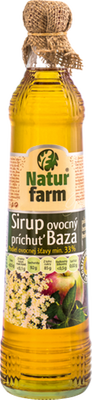 Obrázok NATUR FARM SIRUP S BAZOVOU PRÍCHUŤ. 0,7L