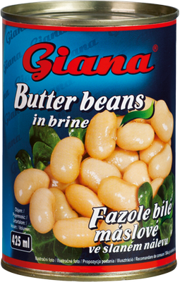 Obrázok GIANA BIELA FAZUĽA MASLOVÁ 425ML