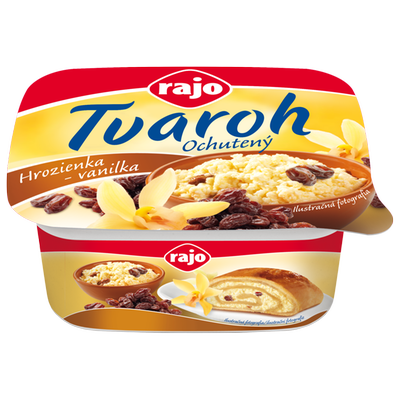 Obrázok RAJO TVAROH OCHUTENÝ HROZ.-VANILKA 250G