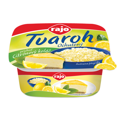 Obrázok RAJO TVAROH OCHUTENÝ CITR. KOLÁČ 250G