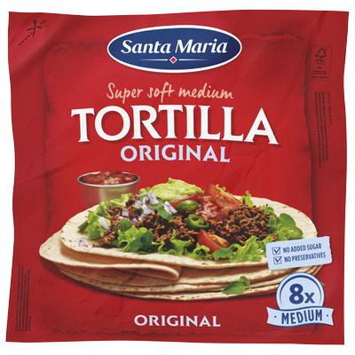 Obrázok SANTA MARIA TORTILLA SOFT 320G, 8KS