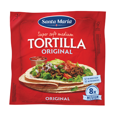 Obrázok SANTA MARIA TORTILLA SOFT 320G, 8KS