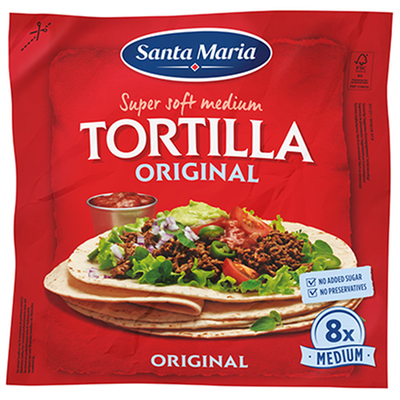 Obrázok SANTA MARIA TORTILLA WRAP 371G, 6KS