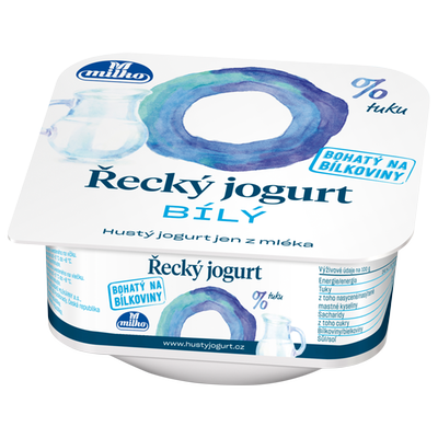 Obrázok MILKO GRÉCKY JOGURT 0% BIELY 140G