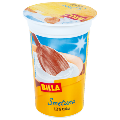 Obrázok BILLA SMOTANA NA VARENIE 12% 200G
