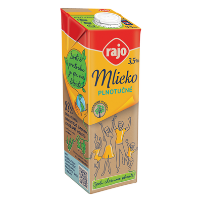 Obrázok RAJO MLIEKO 3,5% UHT 1L EDGE