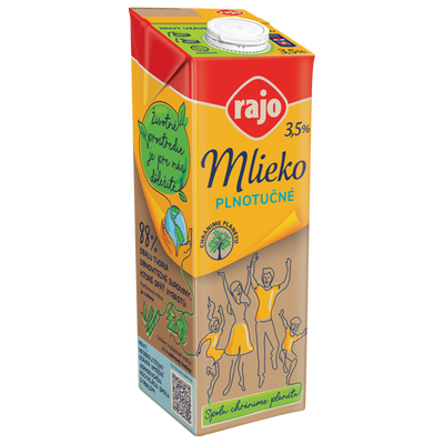 Obrázok RAJO MLIEKO 3,5% UHT 1L EDGE