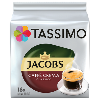 Obrázok TASSIMO JACOBS CAFFE CREMA 112G