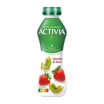 Obrázok DANONE ACTIVIA NÁPOJ JAHODA/KIWI 280G