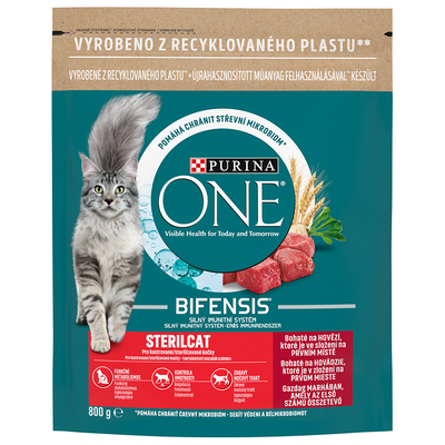 Obrázok PURINA ONE STERILCAT HOV&PŠEN 800G