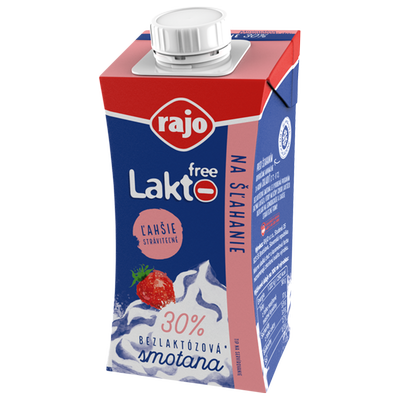 Obrázok RAJO LAKTOFREE SMOTANA NA ŠL. 30% 200ML