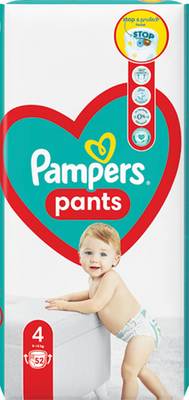 Obrázok PAMPERS PANTS S4 52KS MAXI