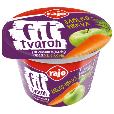 Obrázok RAJO FIT TVAROH JABLKO - MRKVA 200G