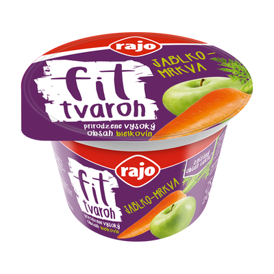 Obrázok RAJO FIT TVAROH MANGO,MRKVA,POM. 200G