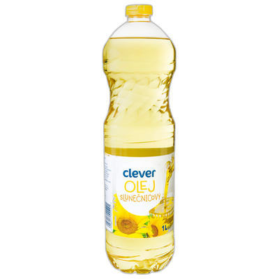 Obrázok CLEVER SLNEČNICOVÝ OLEJ 1L