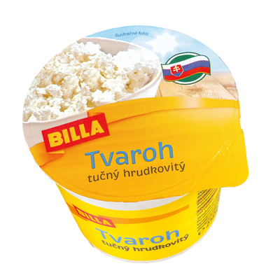 Obrázok BILLA TVAROH TUČNÝ HRUDKOVITÝ 250G