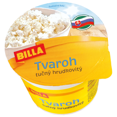 Obrázok BILLA TVAROH TUČNÝ HRUDKOVITÝ 250G