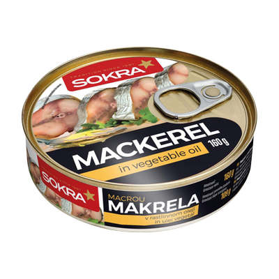 Obrázok SOKRA MAKRELA V RASTL. OLEJI 160G