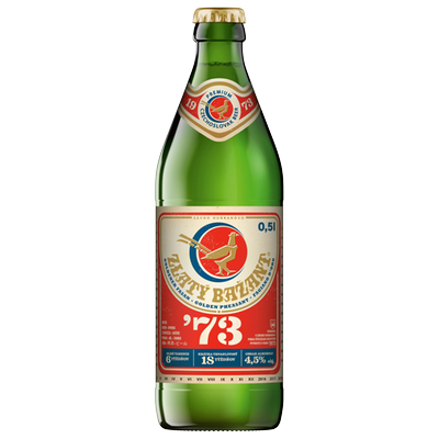 Obrázok ZLATÝ BAŽANT 12% 73 PIVO 0,5L VF