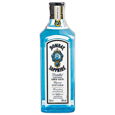 Obrázok BOMBAY SAPPHIRE LONDON DRY GIN 40% 0,7L