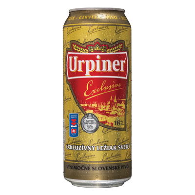 Obrázok URPINER EXCLUSIVE 16% 0,5L PLECH