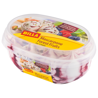 Obrázok BILLA MASCARPONE/LES.OV.ZMRZLINA 900ML