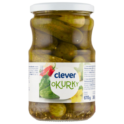 Obrázok CLEVER UHORKY V NÁLEVE 670G,720ML
