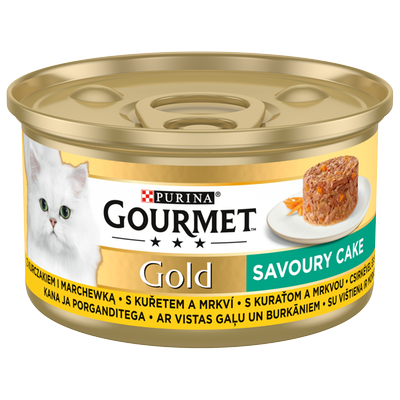 Obrázok GOURMET GOLD SAV. CAKE HOVÄDZIE+PAR 85G