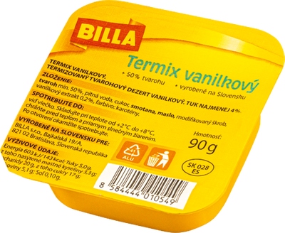 Obrázok BILLA TERMIX VANILKA 90G