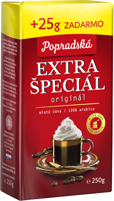 Obrázok POPRADSKÁ KÁVA EXTRA ŠPECIÁL ZRNO 250G
