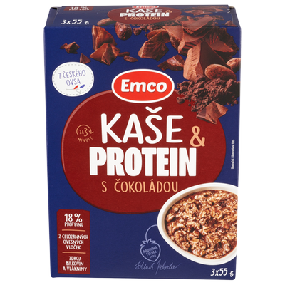 Obrázok EMCO KAŠA PROTEIN ČOKOL.3X55G