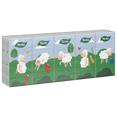 Obrázok TENTO HYG.VRECKOVKY 10X10KS 3-VRST.KIDS