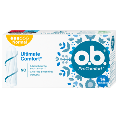 Obrázok O.B. TAMPONY 16KS PC NORMAL
