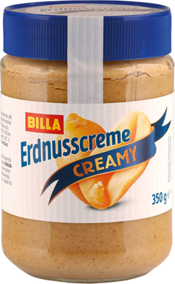 Obrázok BILLA ARAŠIDOVÉ MASLO KRÉMOVÉ 350G