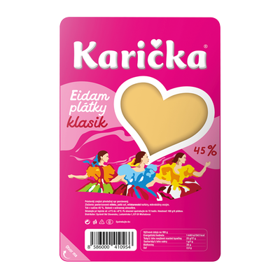 Obrázok KARIČKA EIDAM PLÁTKY KLASIK 100G