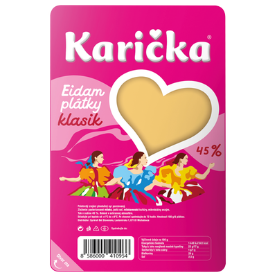 Obrázok KARIČKA EIDAM PLÁTKY KLASIK 100G